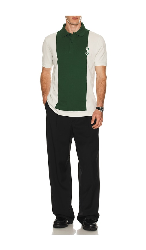  Fred Perry Hemd Color Block In Green. Größe S. Also In M, Xl/1x. 
