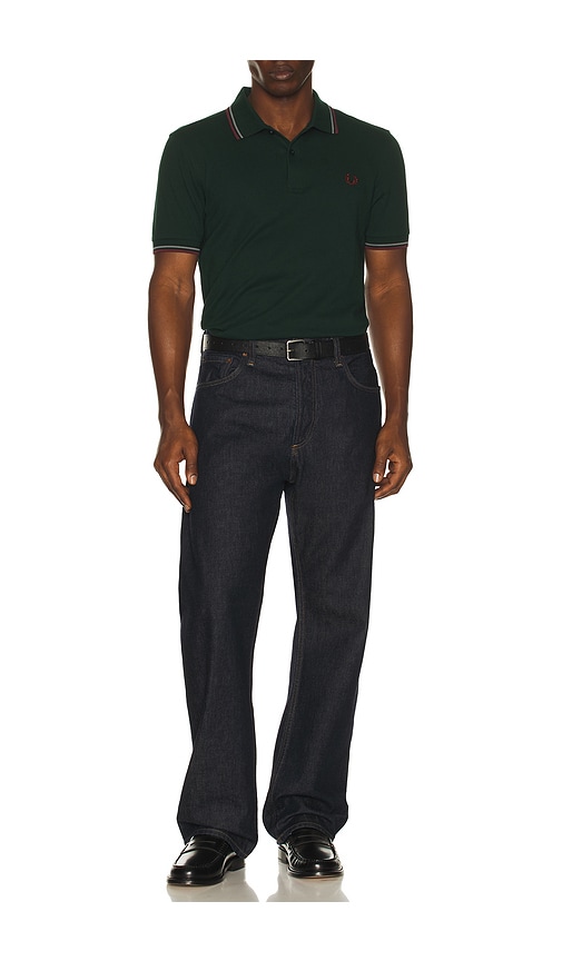  Fred Perry Poloshirt Twin Tipped In Green. Größe S. Also In M. 