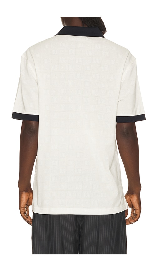 Fred Perry Contrast Collar Short Sleeve Casual Top In Multi