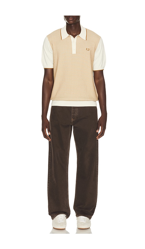  Fred Perry Hemd In Cream. Größe S. Also In M, L, Xl/1x. 