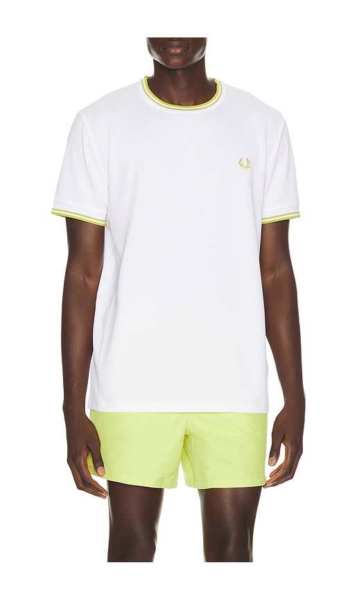 Fred Perry T-SHIRT en White Taille L Also en S M XL1X 122 €