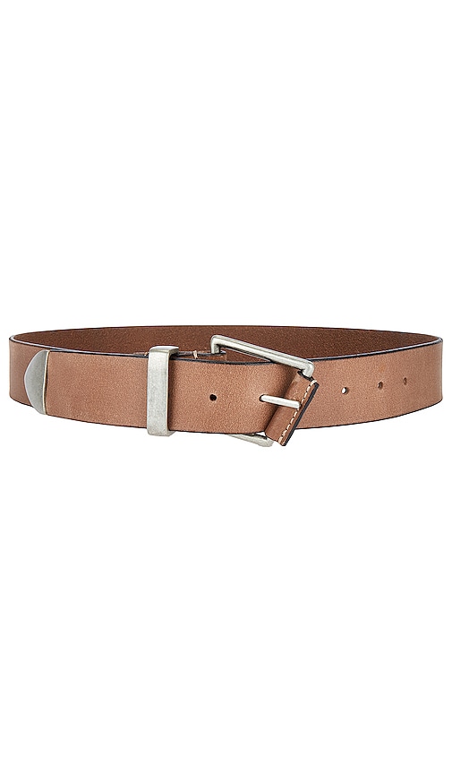 Free People We The Free Getty Leather Belt In Tan