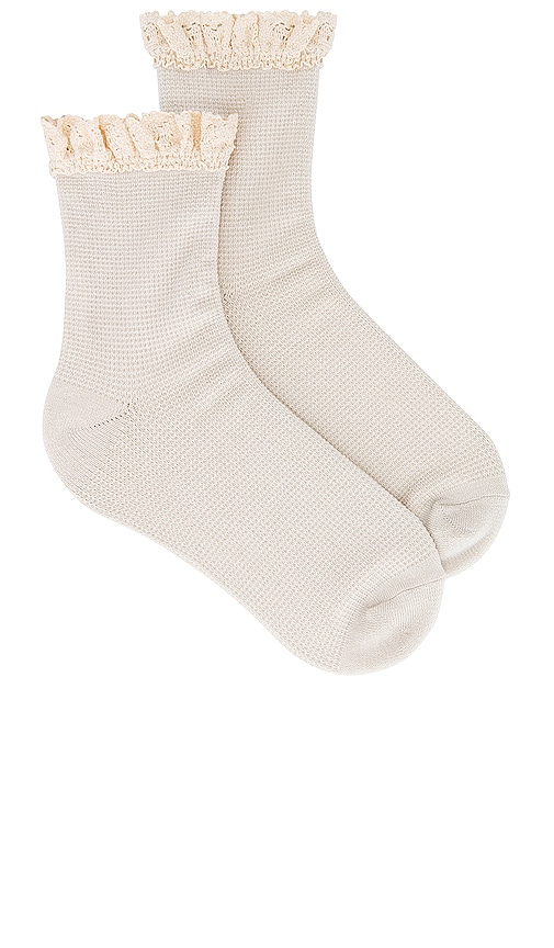 Cotton Waffle Knit Socks by American Trench