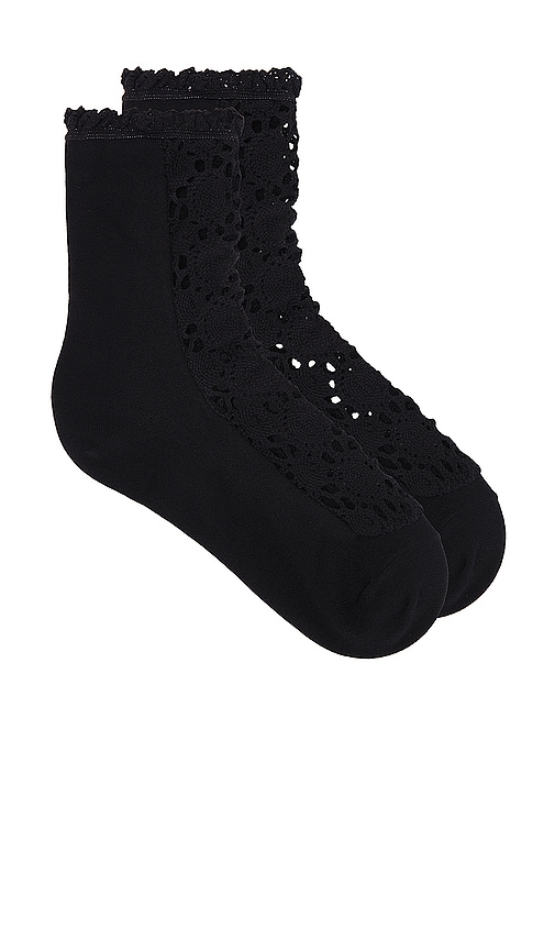 Shop Free People Rubies Crochet Socks In 블랙