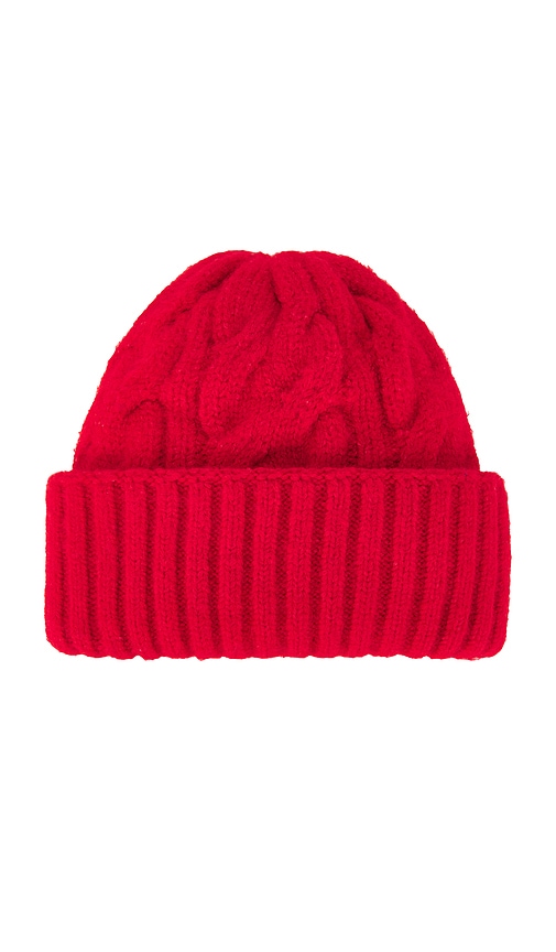 Free People Coast Line Beanie In Red