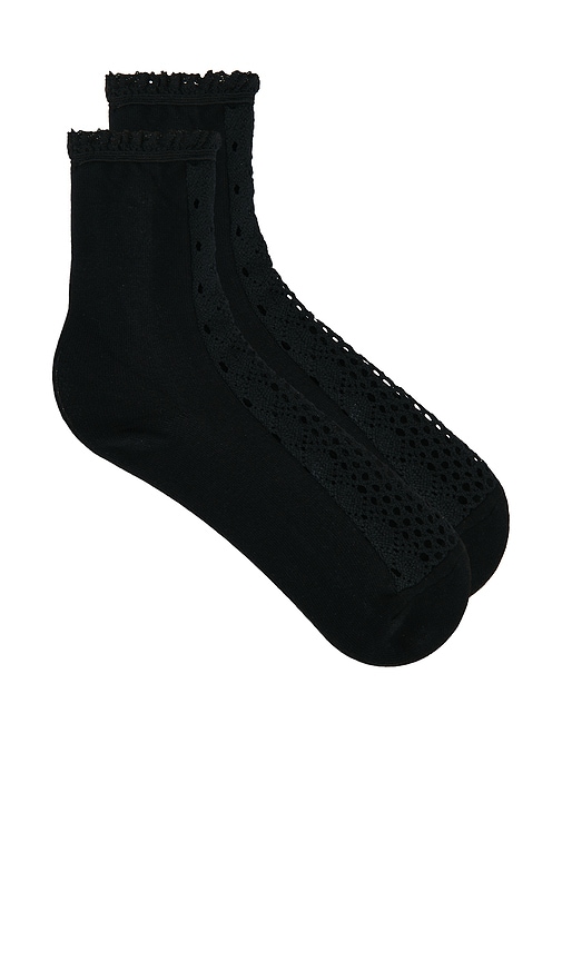 Free People CHAUSSETTES RUBIES en Black 17 €