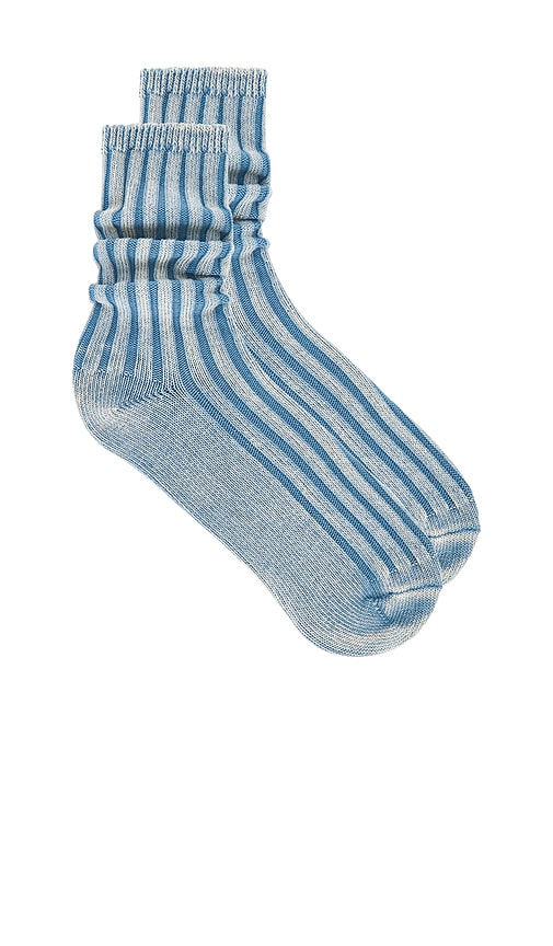 Free People CHAUSSETTES OVERDYED en Blue 15€