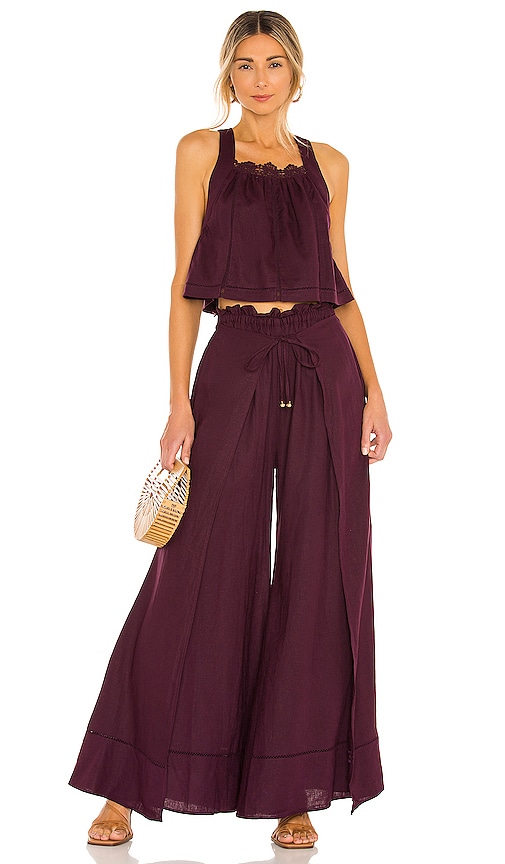 Free People Lainey Set in Black Honey | REVOLVE