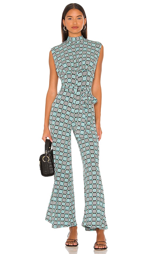 Free People Vibe Check Jumpsuit in Emerald | REVOLVE