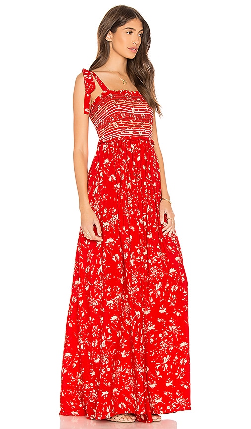 Free People Color My World Jumpsuit in Red | REVOLVE