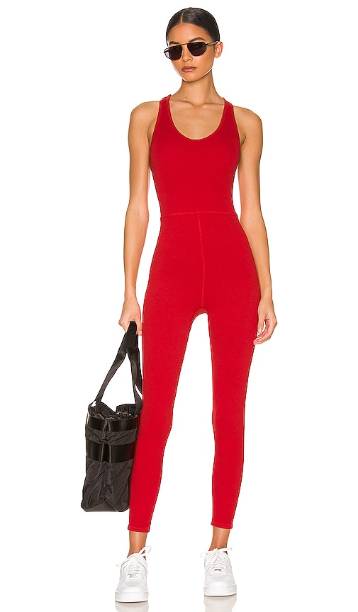 Free People X FP Movement Free Throw Onesie in Chili Pepper