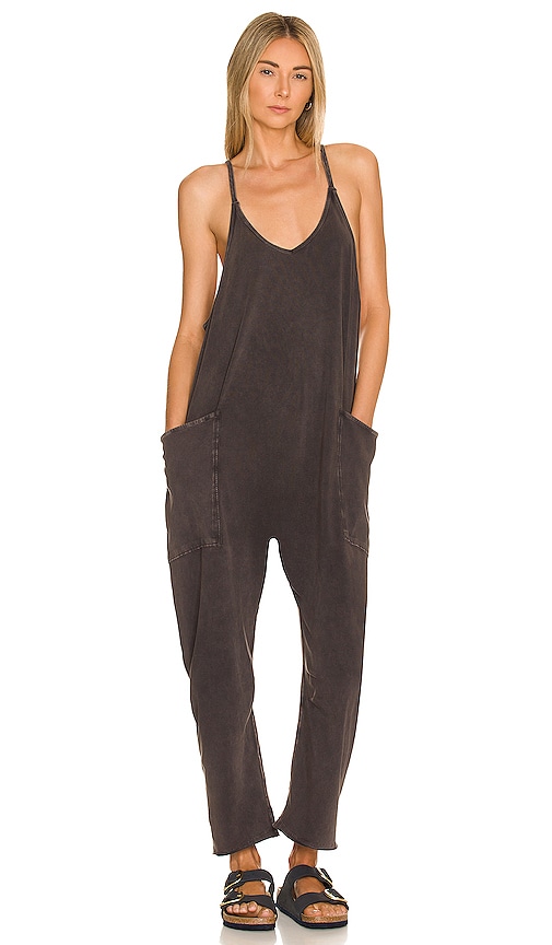Free People X FP Movement Hot Shot Onesie in Charcoal