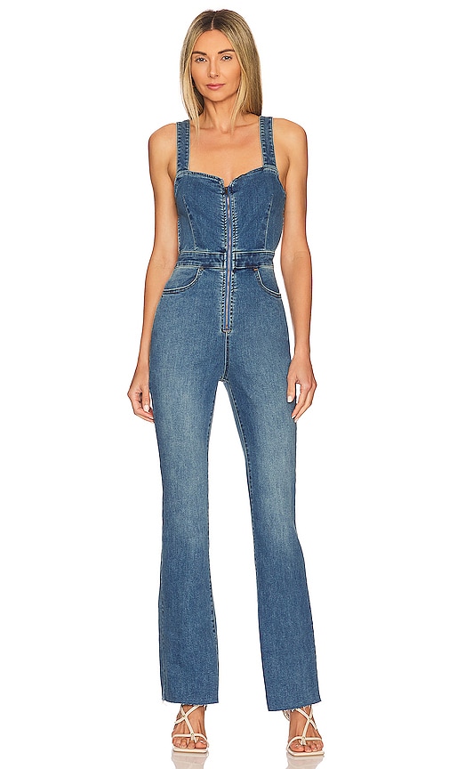 skuespillerinde Steward engagement Free People Crvy 2nd Ave One Piece Jumpsuit in Curulean | REVOLVE