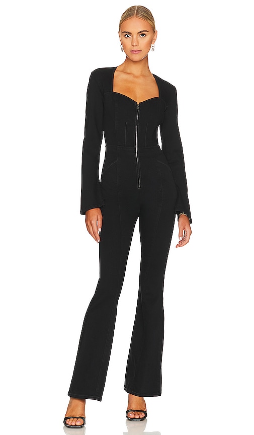 Free People Karly Jumpsuit in Night Rider