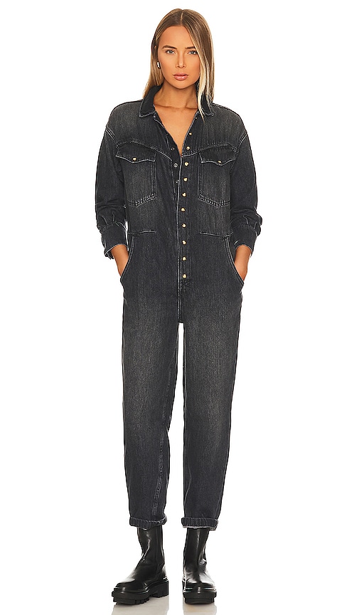 Free People X Care Fp Townes Jumpsuit In Black | ModeSens
