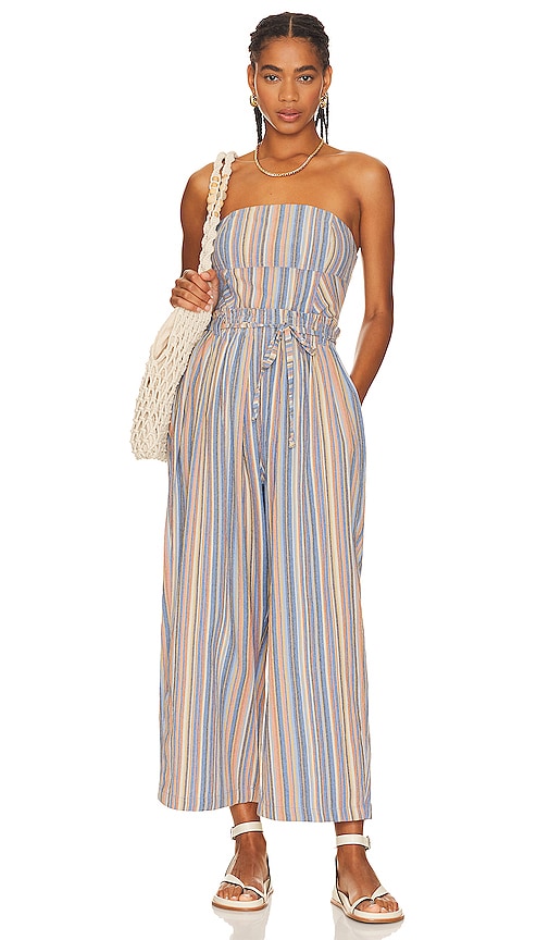 Shop Free People Roaming Shores One Piece In Blue