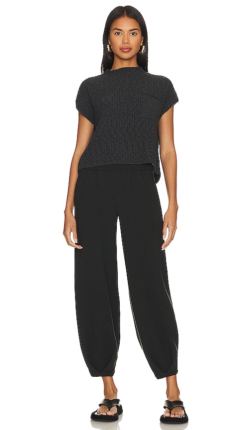 Free People Freya Sweater Set in Black Charcoal Combo | REVOLVE