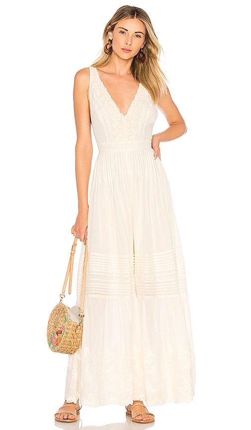 Free People Paloma Jumpsuit in Ivory | REVOLVE