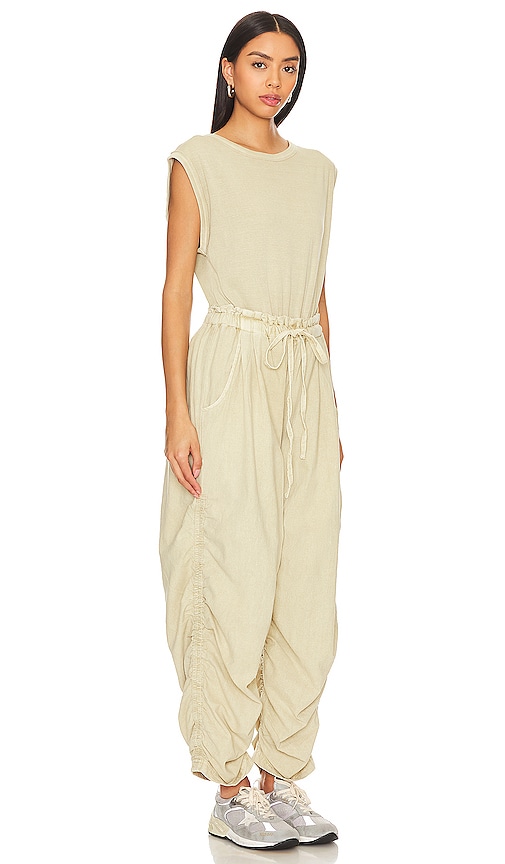 Shop Free People Mixed Media One Piece In Sand Jam