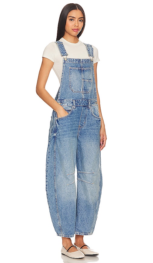 Shop Free People Good Luck Overall In Ultra Light Beam