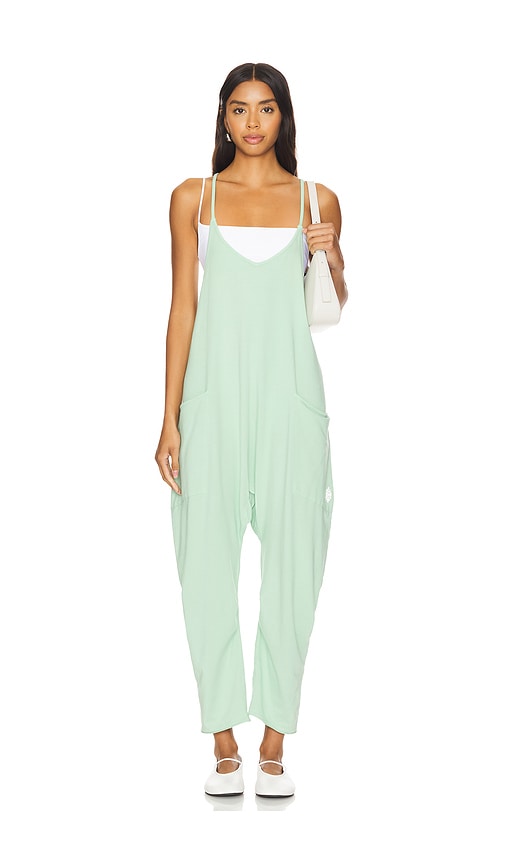 Free People X FP Movement Hot Shot Onesie In Bright Jade