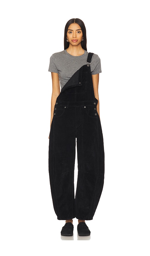 Free People X We The Free Good Luck Cord Overall In Black