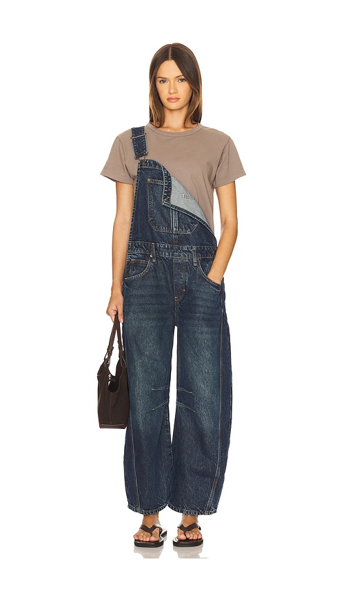 Free People Good Luck Overall In Blue