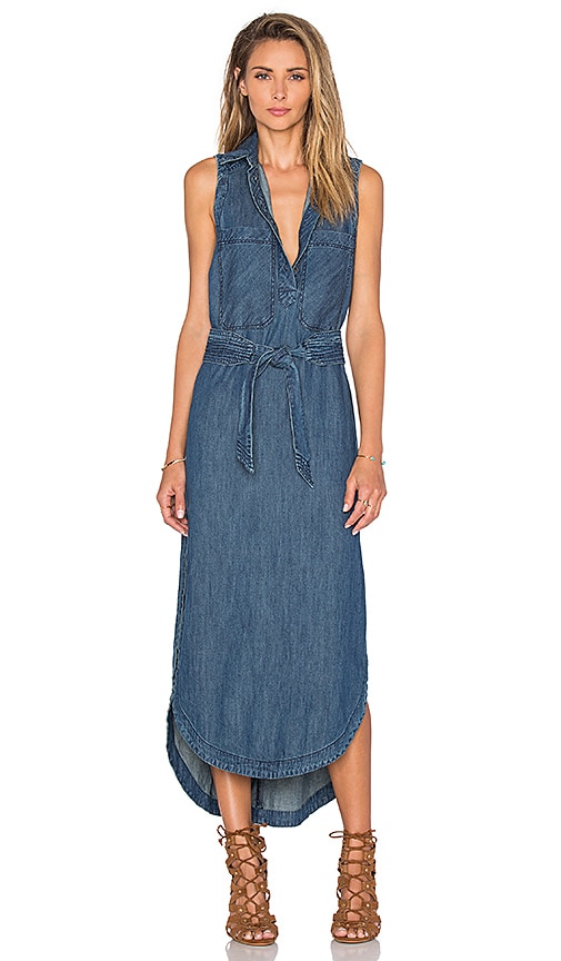 revolve denim dress