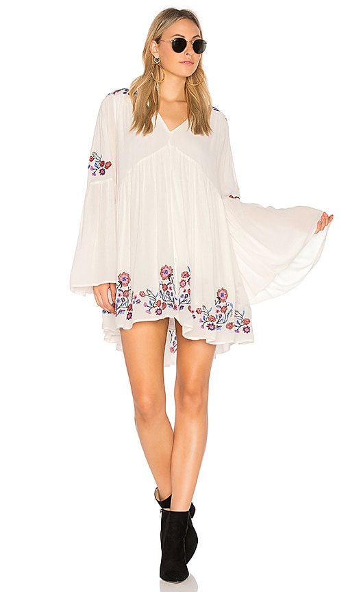 free people te amo mini dress Free People Te Amo Mini Dress in Neutral Combo