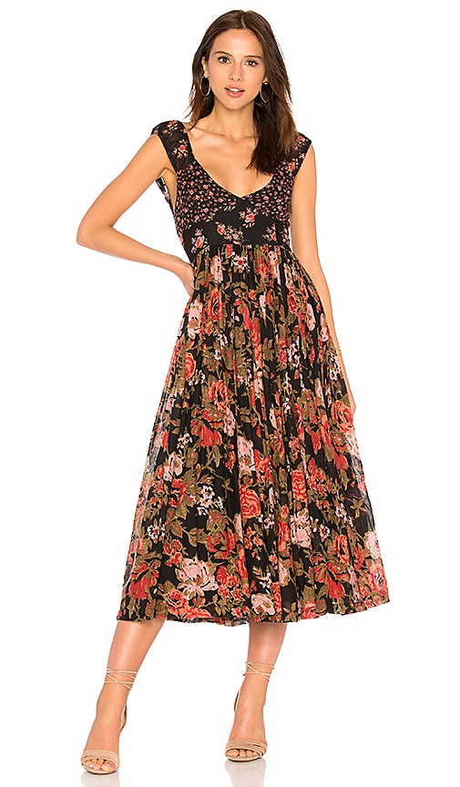 Free People Love You Midi Dress in 