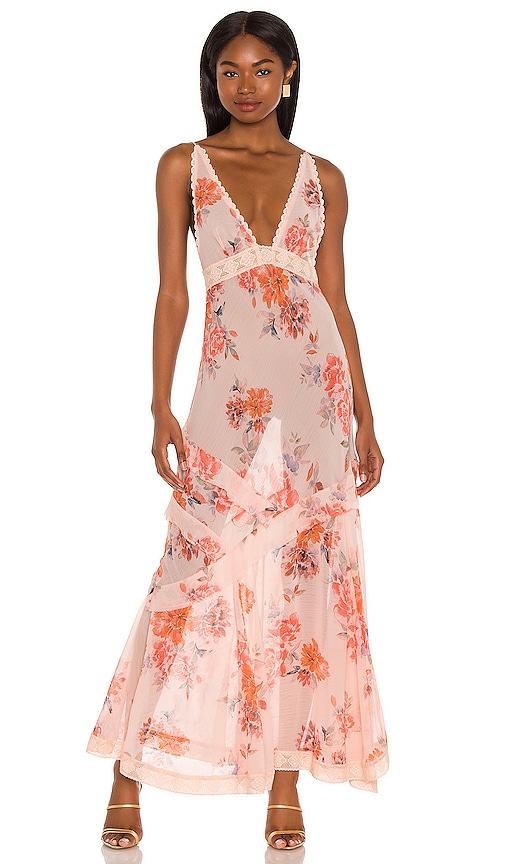 Free people 2025 peach dress