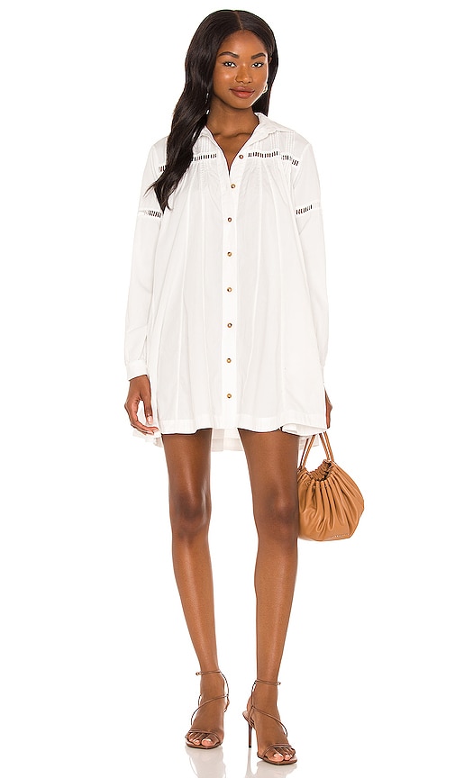 Free People Kennedy Mini Dress in Ivory