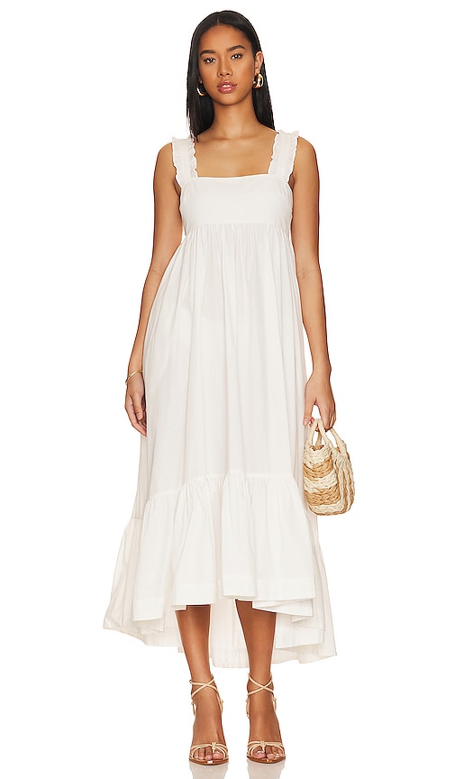 Free People Isabella Maxi Dress in Optic White