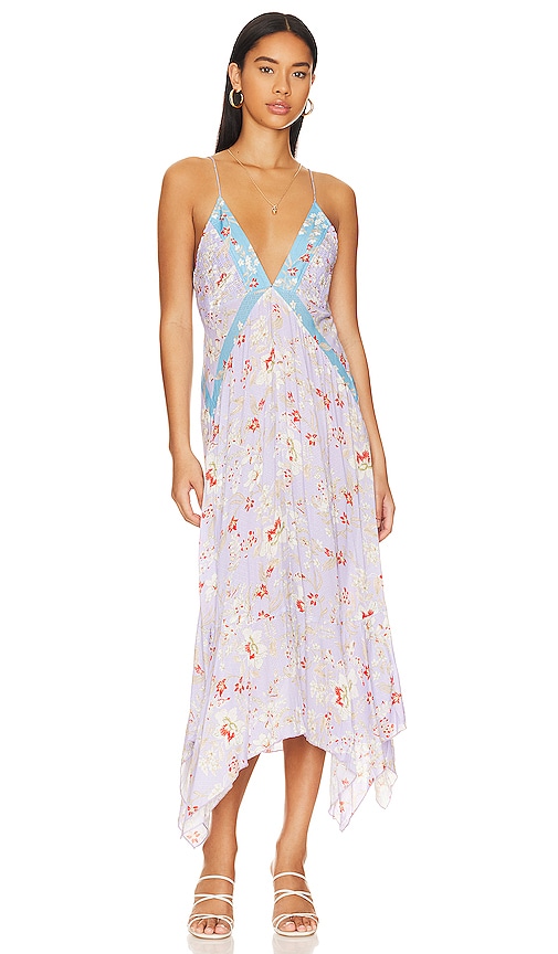 FREE PEOPLE X INTIMATELY FP THERE SHE GOES PRINTED SLIP