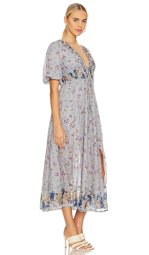 Shop Free People Lysette Maxi Dress In Bluebell Combo