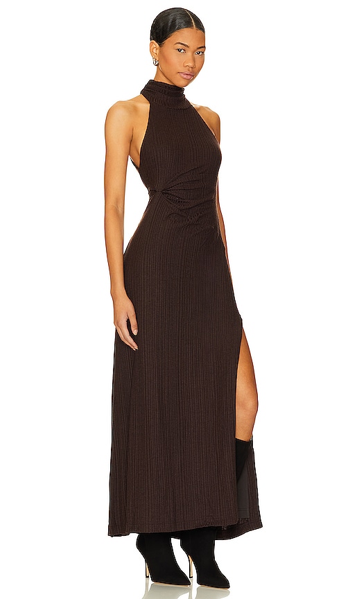 Shop Free People Athea Dress In Espresso Bean