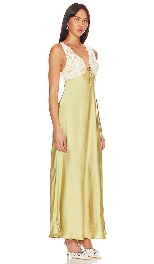 Pale Sage Print Maxi Dress main image 1