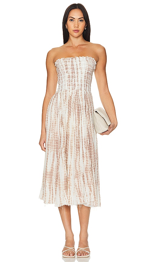 Shop Free People Ravenna Printed Maxi In Soft Mauve Combo