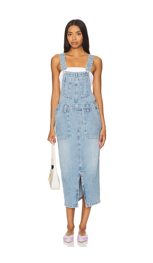 Free People Bardot Denim Skirtall in Follow Your Heart
