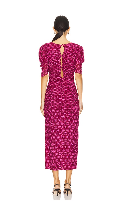  Free People Midi-kleid Briella In Fuchsia. Größe M. Also In L. 