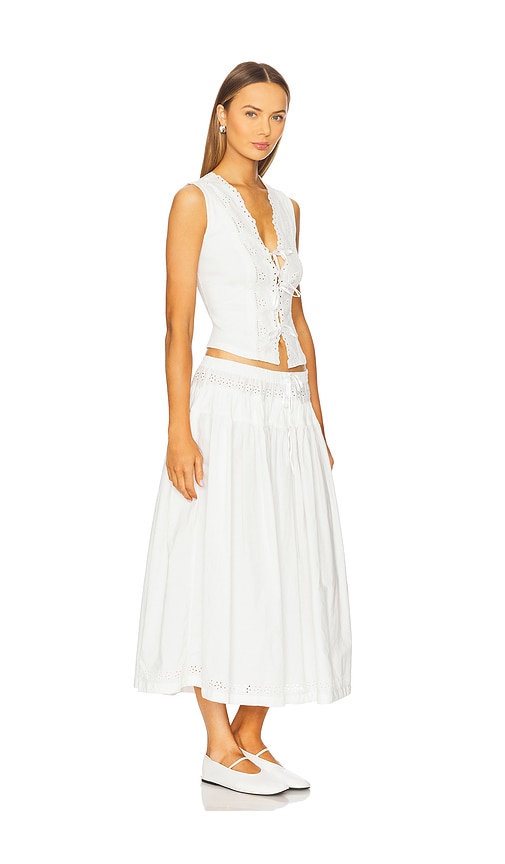 Free People X Revolve Gisabelle Set In Clean Ivory