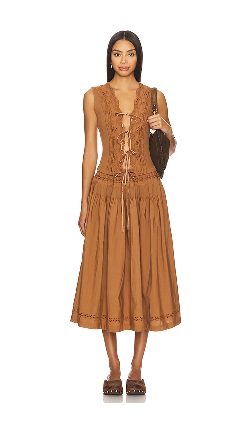 Free People Gesibelle Set In Brown
