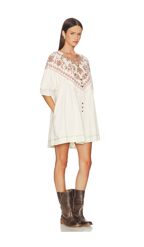 Free People Orson Shift Minidress In White