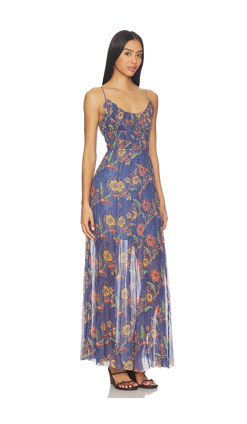 Free People Heartland Embroidered Bodice Cotton Minidress in Blue Heron  Combo | Smart Closet