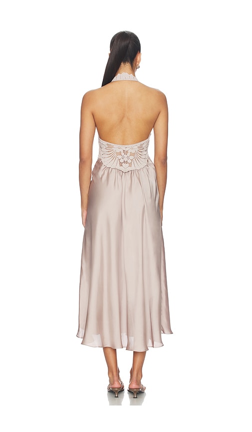  Free People Vestido De Satén Tipo Lencería Might Be Something En Color Gris Talla L  (también En M, S, Xl, Xs). 