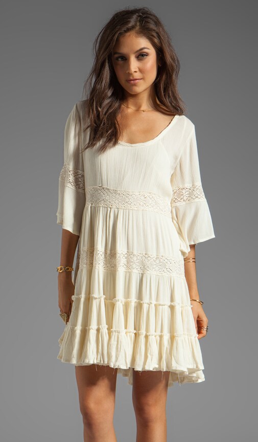 free people white short dress