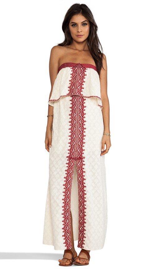 Marrakesh Strapless Embroidered Dress