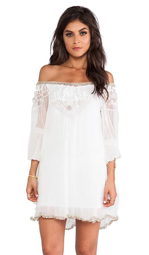 Embellished Off The Shoulder Tunic