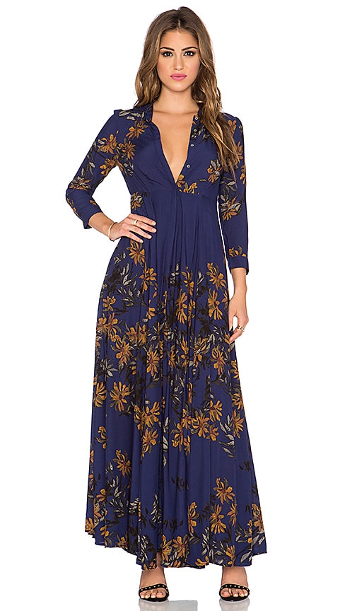 Free People After The Storm Dress in Marine Combo | REVOLVE