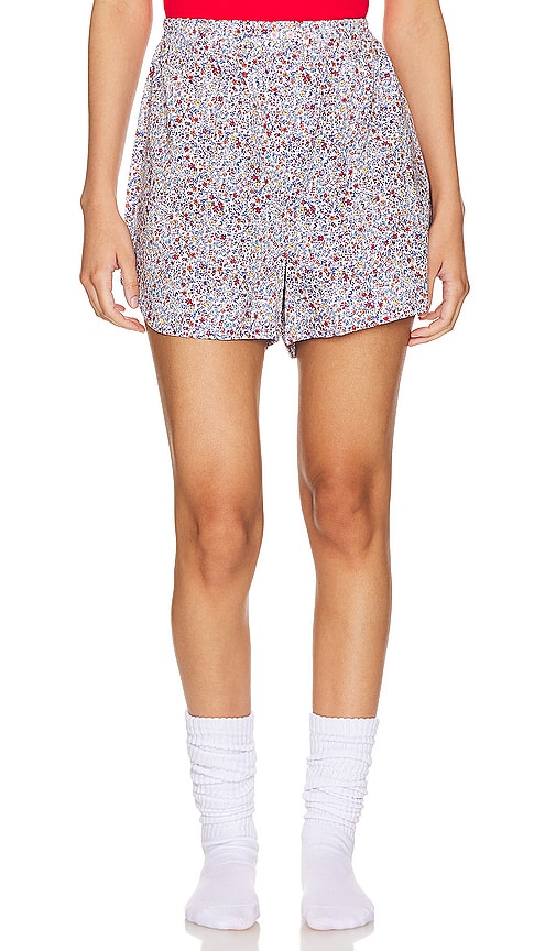 Shop Free People X Intimately Fp Cloud Nine Boxer In Floral Combo